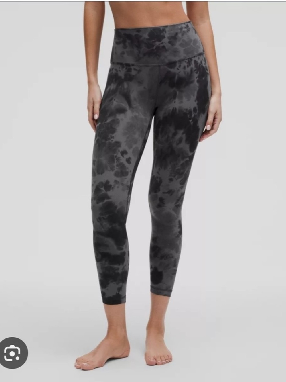 Lululemon Align High Rise Leggings Diamond Dye Pitch Grey sz 6